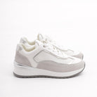 SNEAKERS RETE ALTA BIANCO<BR/> 