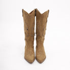 TEXANO RICAMO FORATO CUOIO<BR/> 