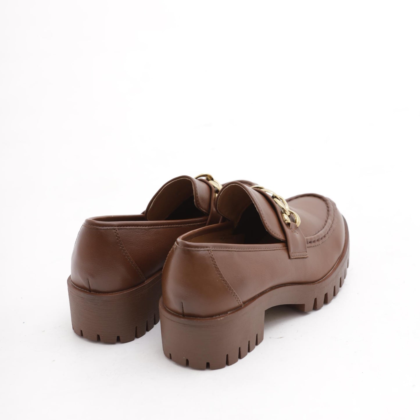 MOCASSINO CATENA MARRONE 