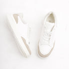 SNEAKERS WAVE BIANCO/GRIGIO<BR/> 