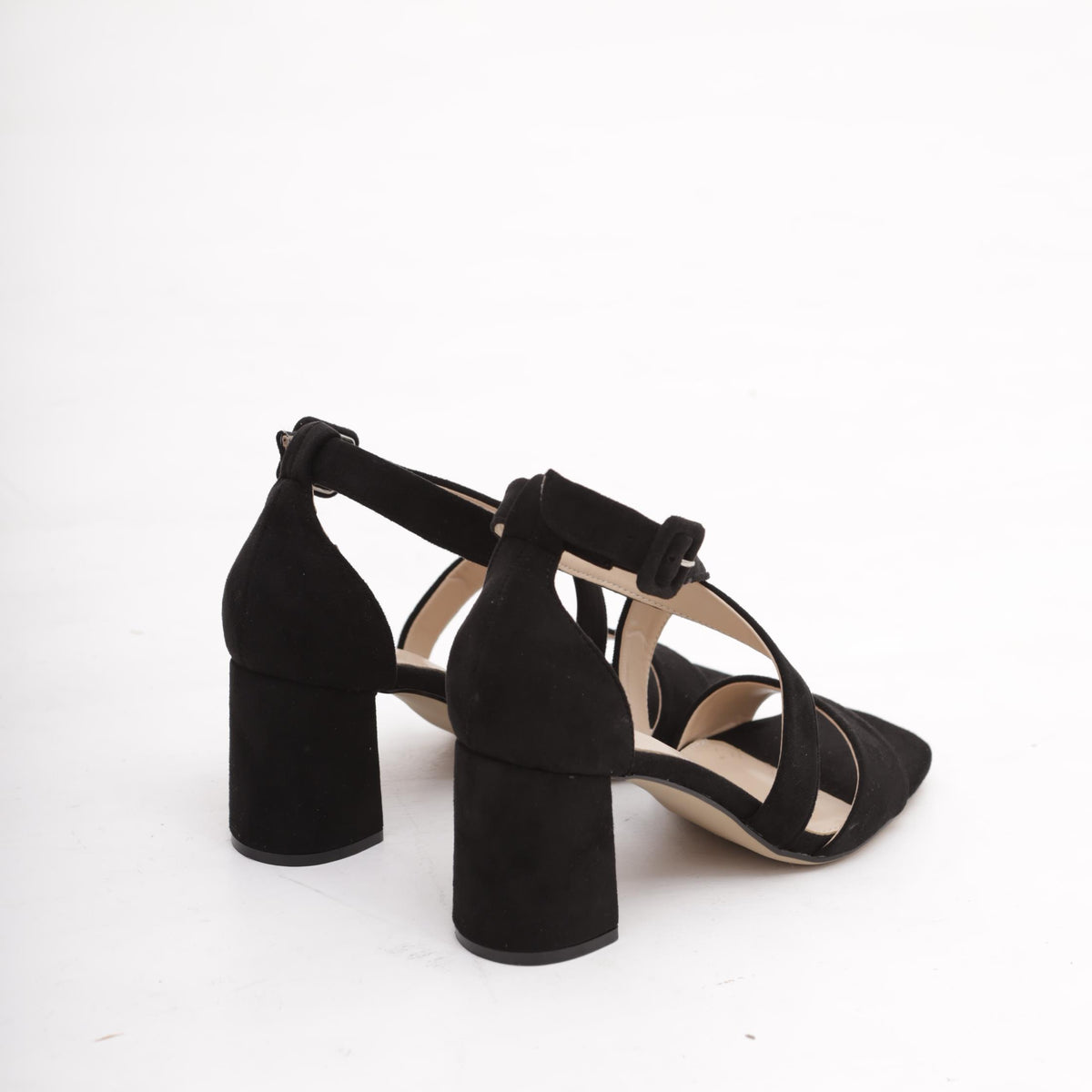 SANDALO FASCIA INCROCIO NERO 