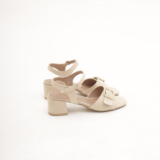 SANDALO FIBBIA BEIGE 
