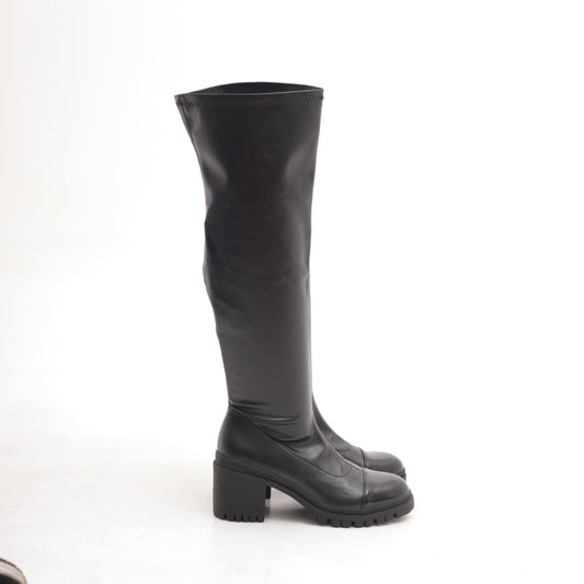 CUISSARD STRETCH GOMMATO PUNTALE NERO 