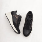 SNEAKERS ALTA ZIP NERO 