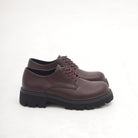 OXFORD SUOLA ALTA LISCIA BORDEAUX 