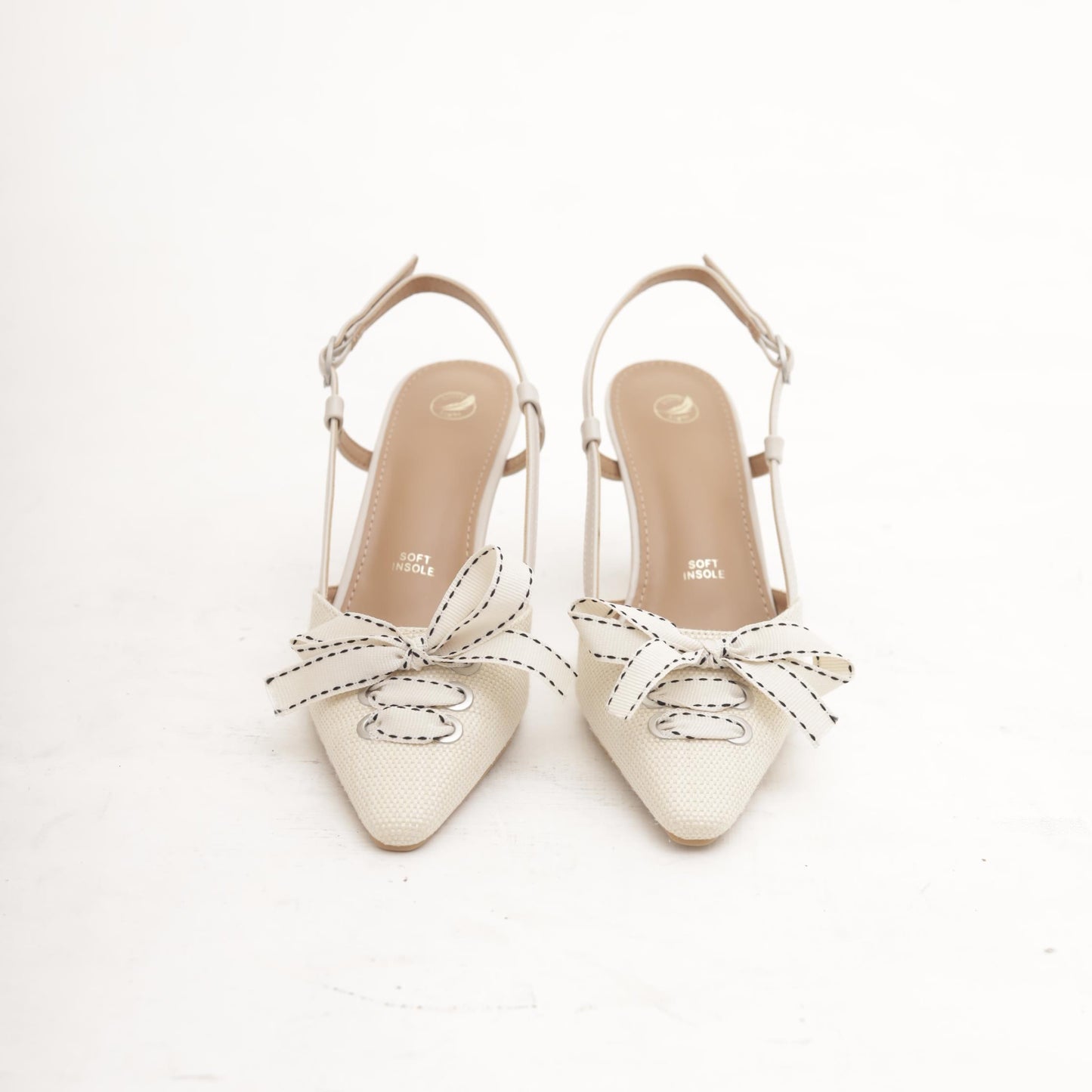 SLINGBACK NASTRO BEIGE 