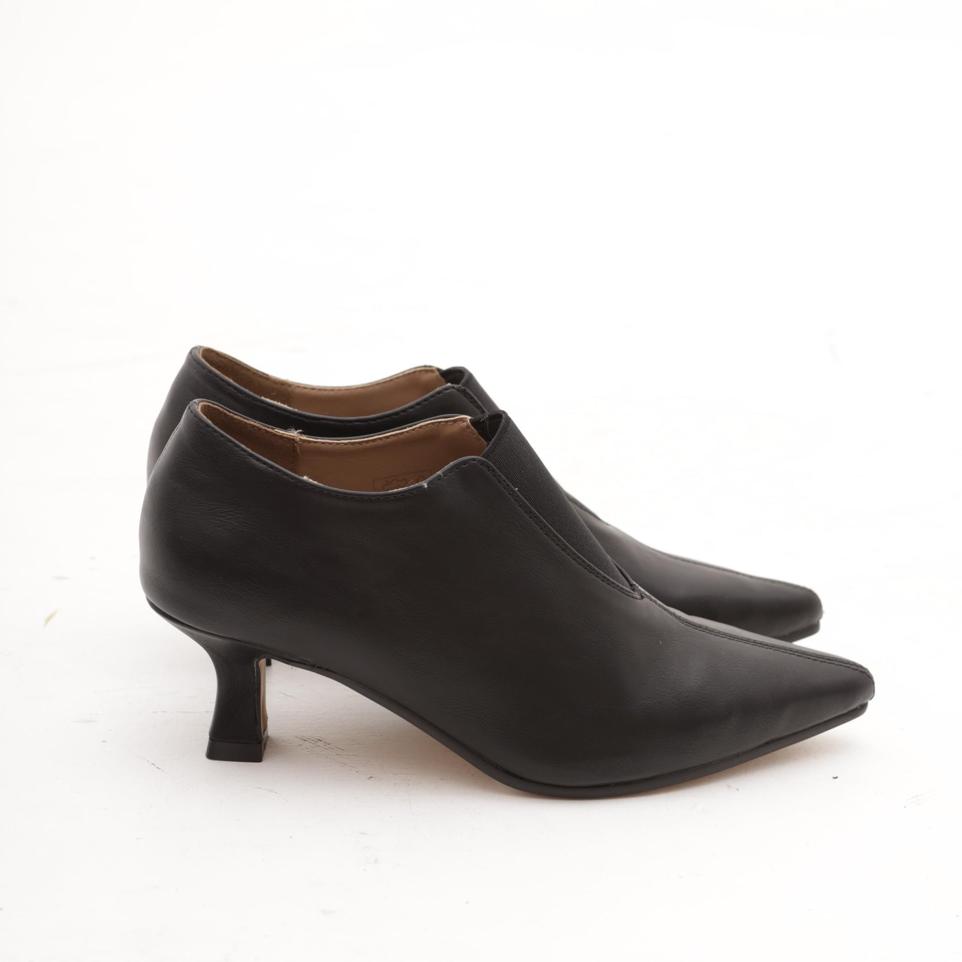 TRONCHETTO ELASTICO TACCO NERO 