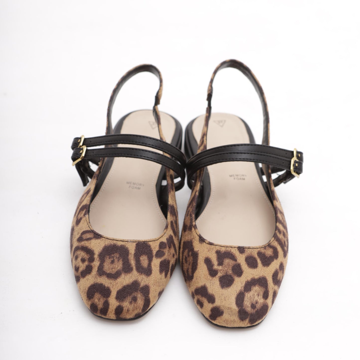 SLINGBACK FLAT LEOPARDO 