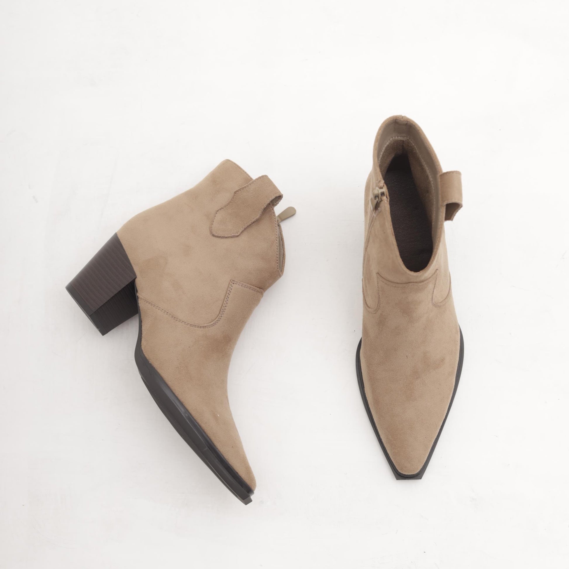 STIVALETTO TEXANO LISCIO TORTORA MP2742-2MFTA CHOCOLA