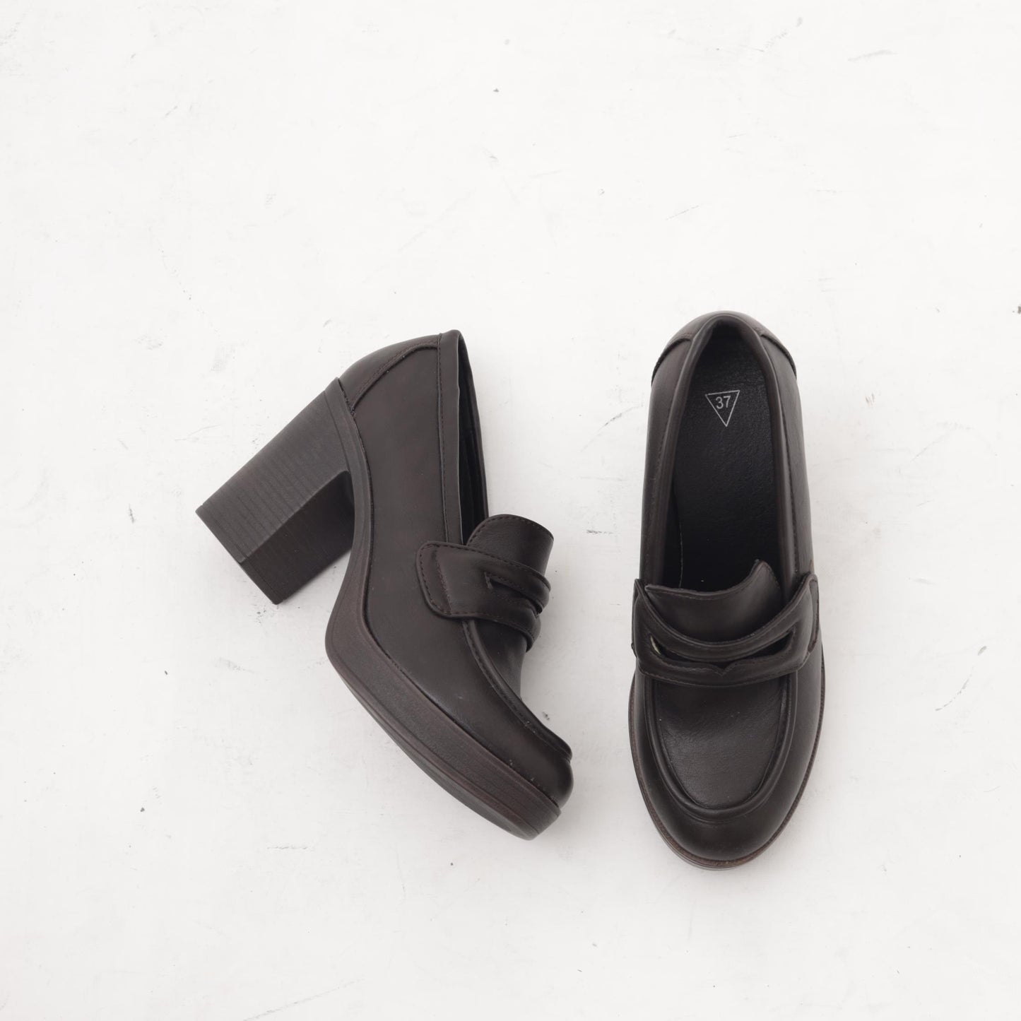 MOCASSINO TACCO NERO MP354PUNE CHOCOLA