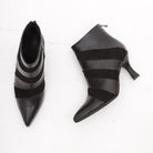 TRONCHETTO BASSO STRIPES NERO 