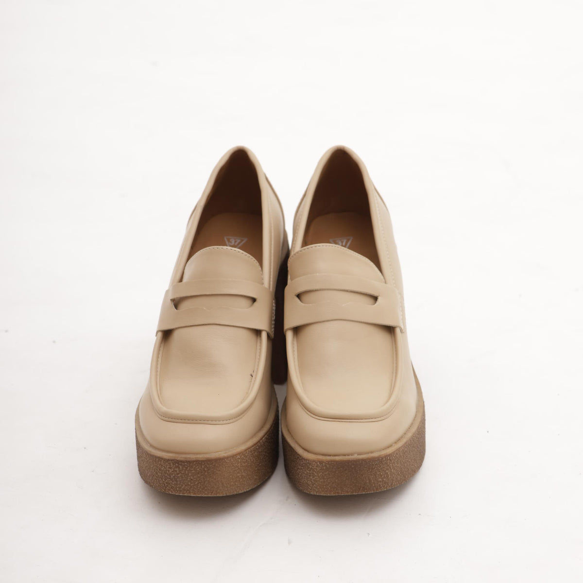 MOCASSINO CHUNKY LISCIO BEIGE 