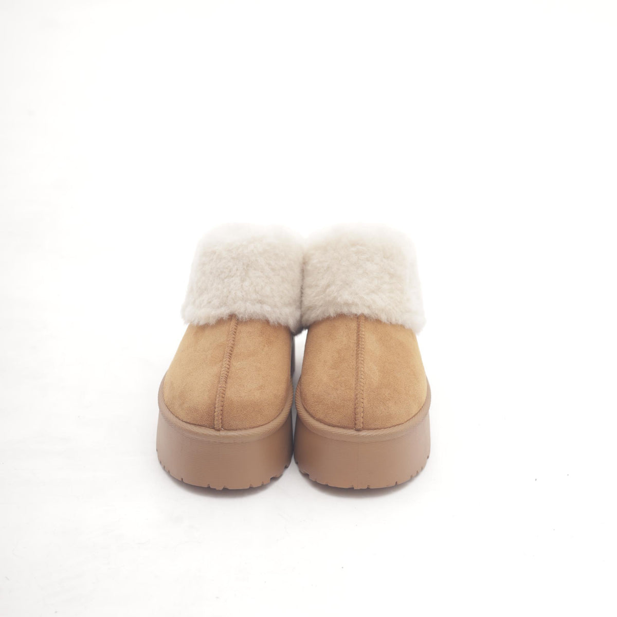 SLIPPER MAMMUT RISVOLTATO CUOIO 