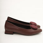 DECOLLETE' FLAT CIRCLE BORDEAUX 