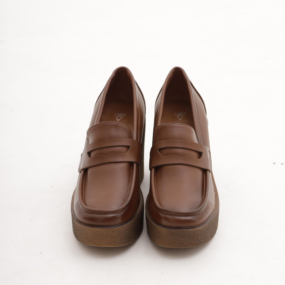 MOCASSINO CHUNKY LISCIO CUOIO 