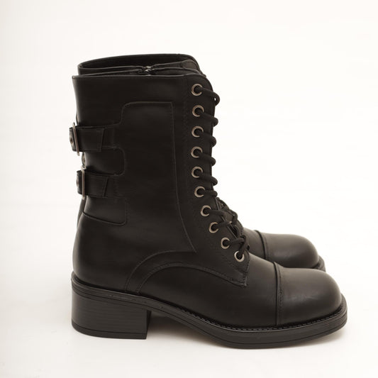 ANFIBIO CON FIBBIE POSTERIORI NERO MP729PUNE CHOCOLA