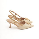 SLINGBACK RAFIA GOCCE NOCCIOLA 