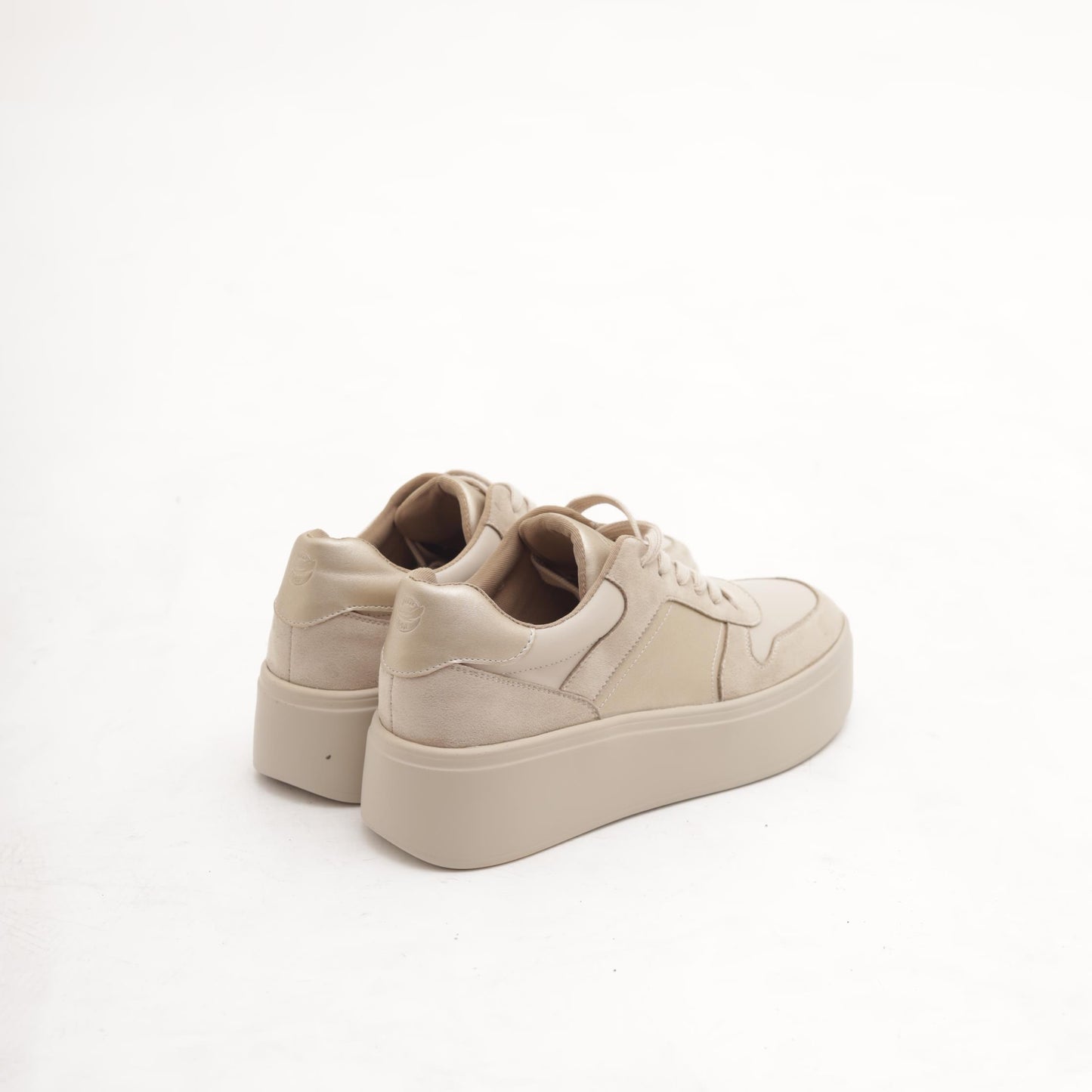 SNEAKERS PLATFORM TAUPE MP2736-1PUTA CHOCOLA
