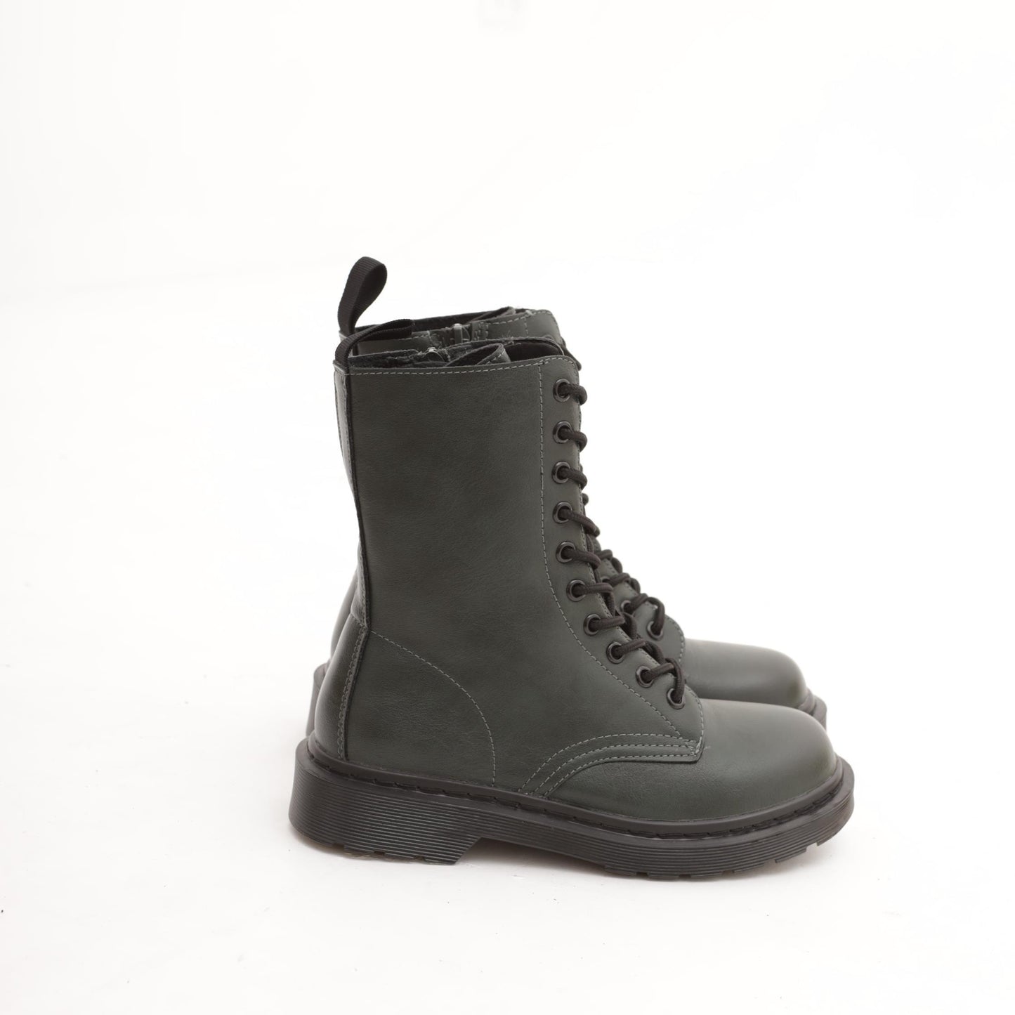 ANFIBIO ALTO CON ZIP VERDE 