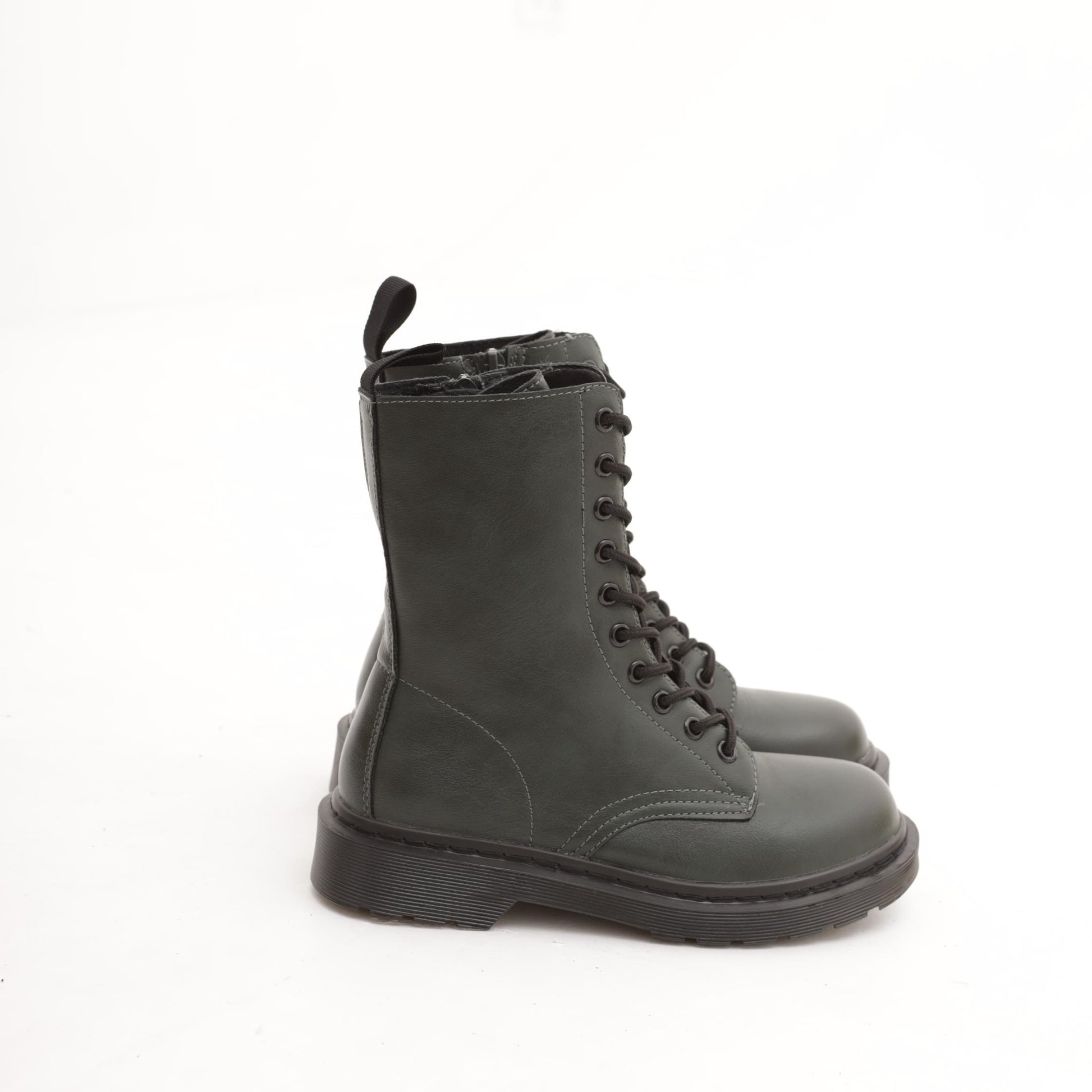 ANFIBIO ALTO CON ZIP VERDE 