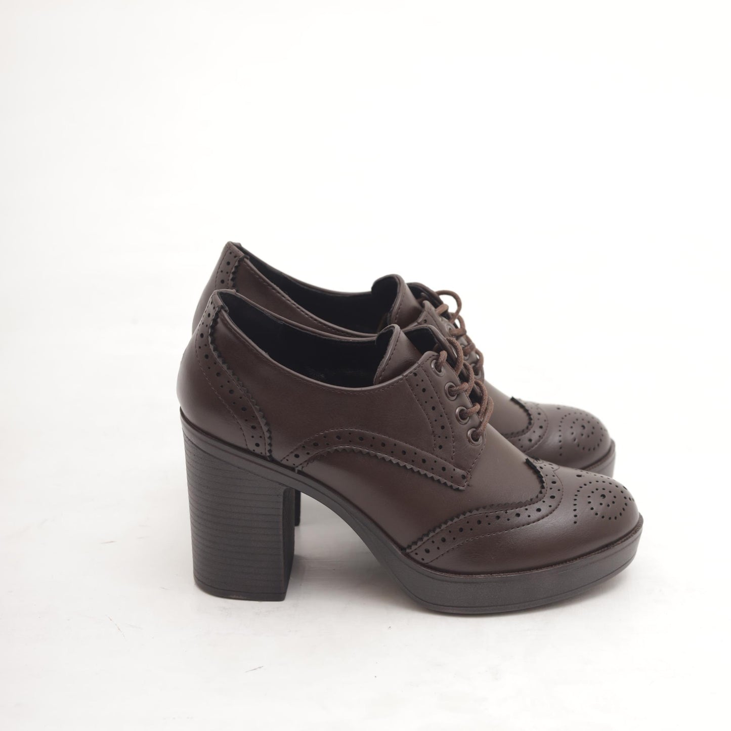 DERBY TACCO TESTA DI MORO MP354-4PUTM CHOCOLA