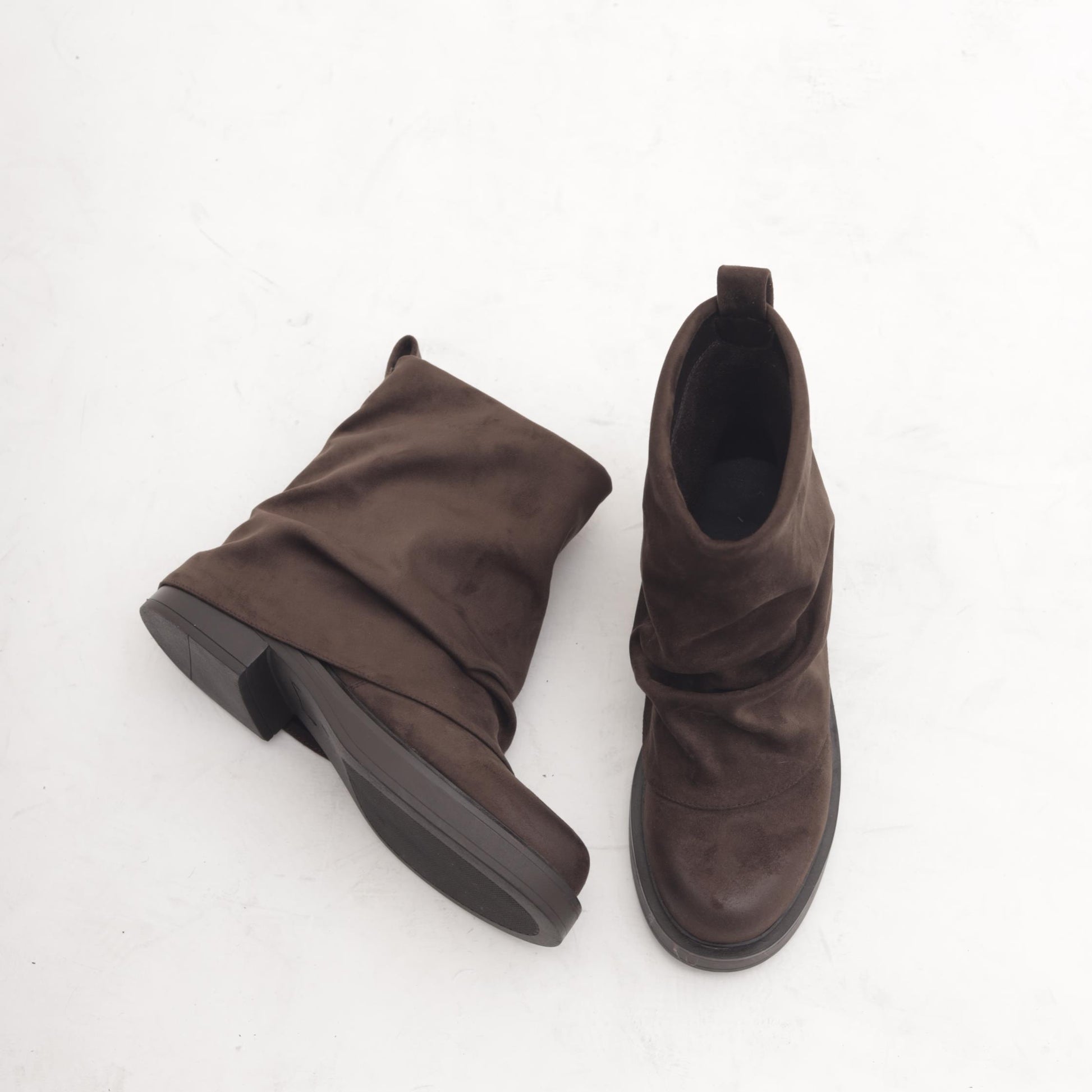 TRONCHETTO BASSO RISVOLTATO TESTA DI MORO MP2744-5MFTM CHOCOLA