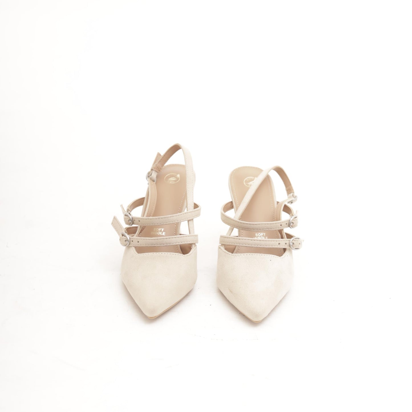 SLINGBACK 2 CINTURINI BEIGE 