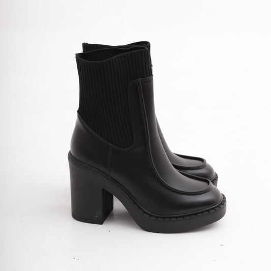 STIVALETTO INGEGNERE TACCO NERO 