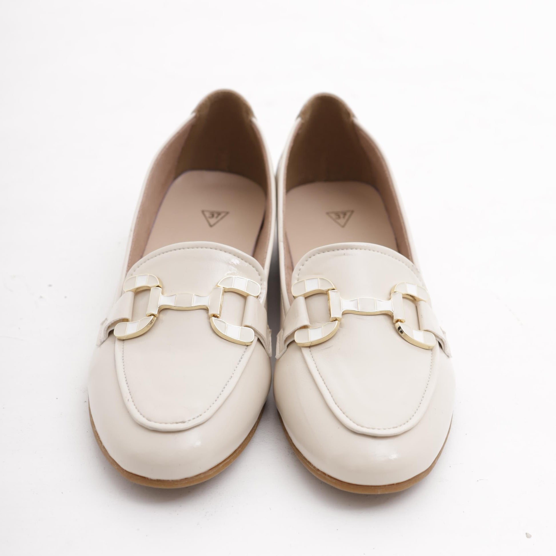 MOCASSINO MORSETTO PANNA 