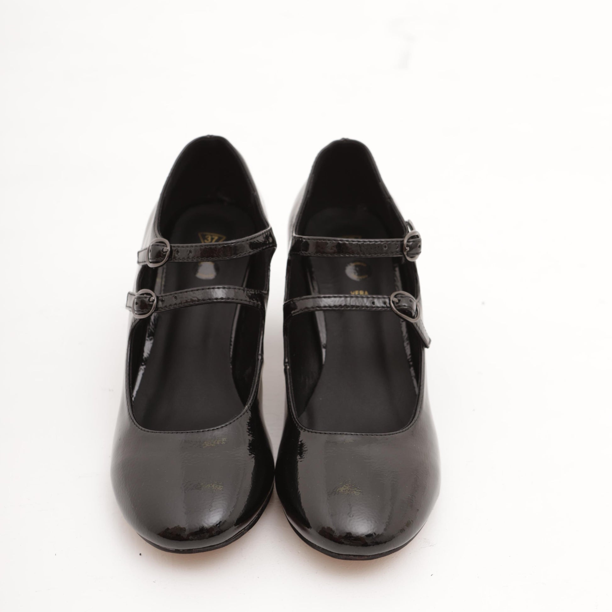 MARY JANE 2 CINTURINI NERO MP70012-2VNE CHOCOLA