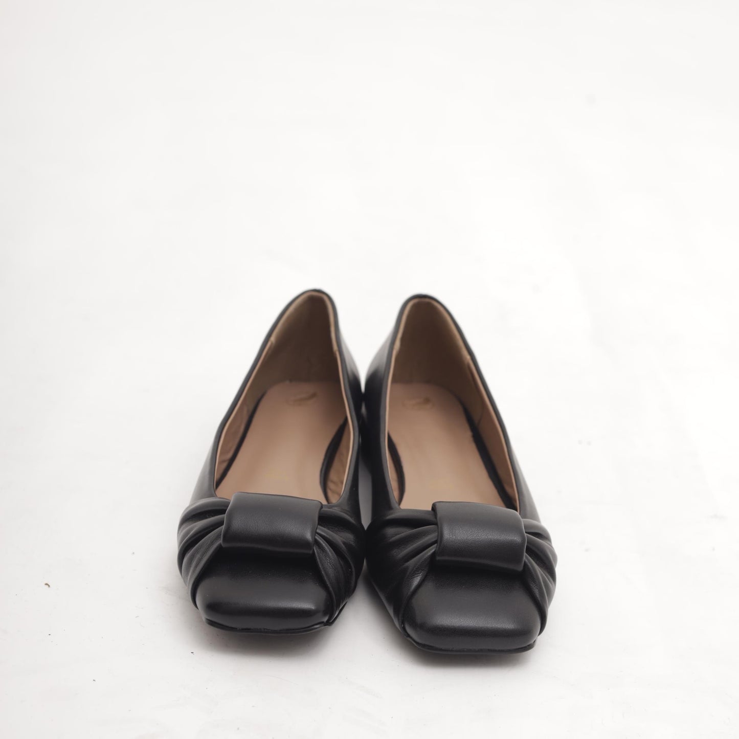 DECOLLETE FLAT FIOCCO NERO MP2734-1PUNE CHOCOLA