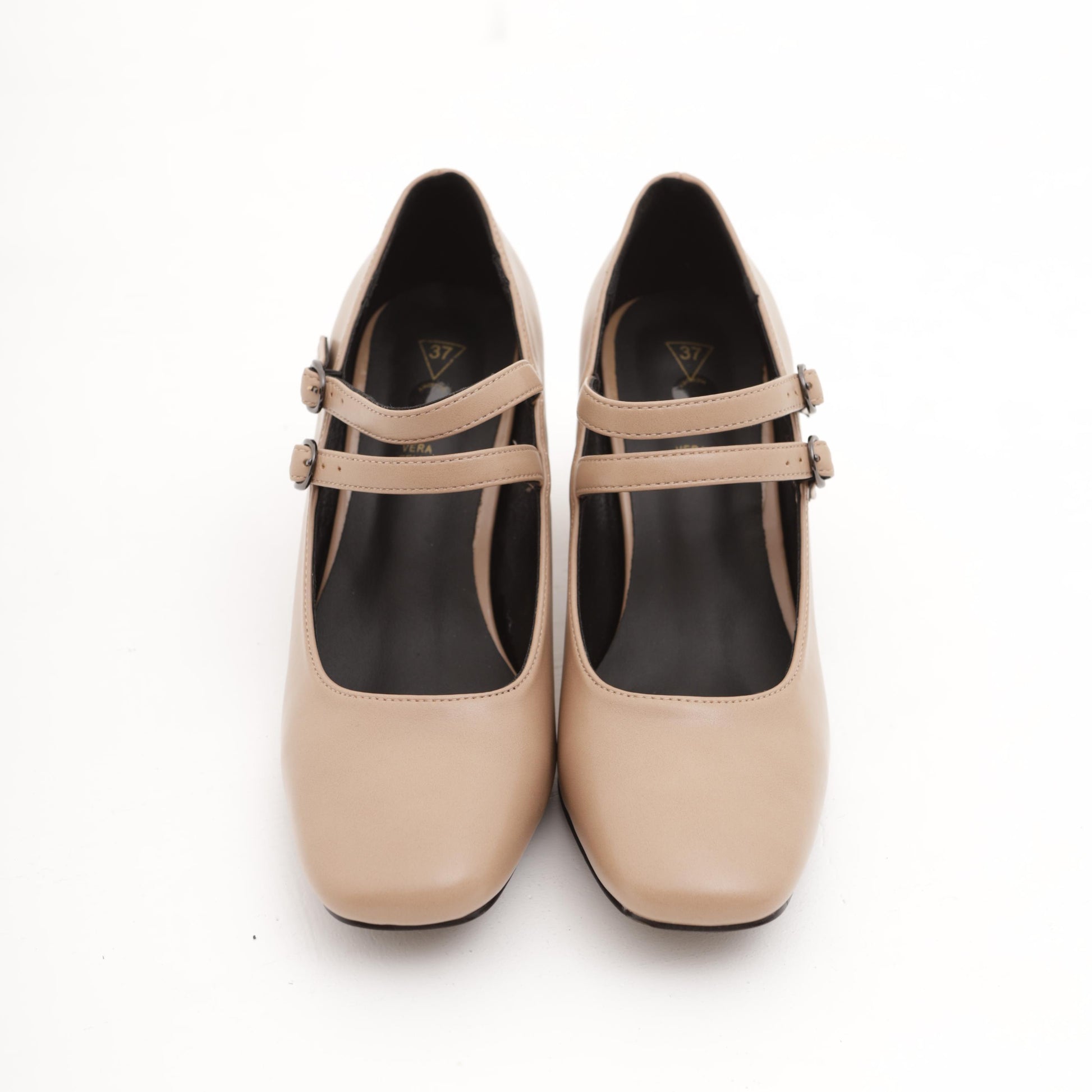 MARY JANE ALTA 2 CINTURINI NUDE MP7007-1PUNU CHOCOLA