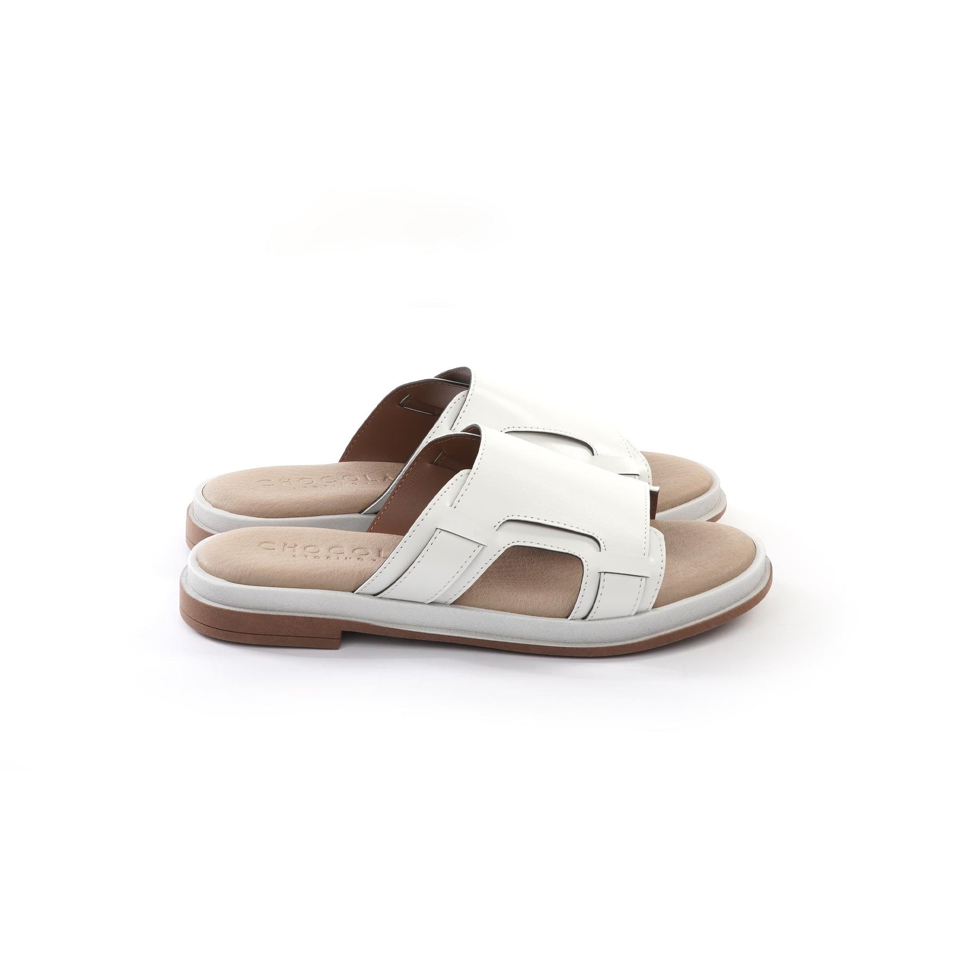 CIABATTINA FASCIONE BIANCO 