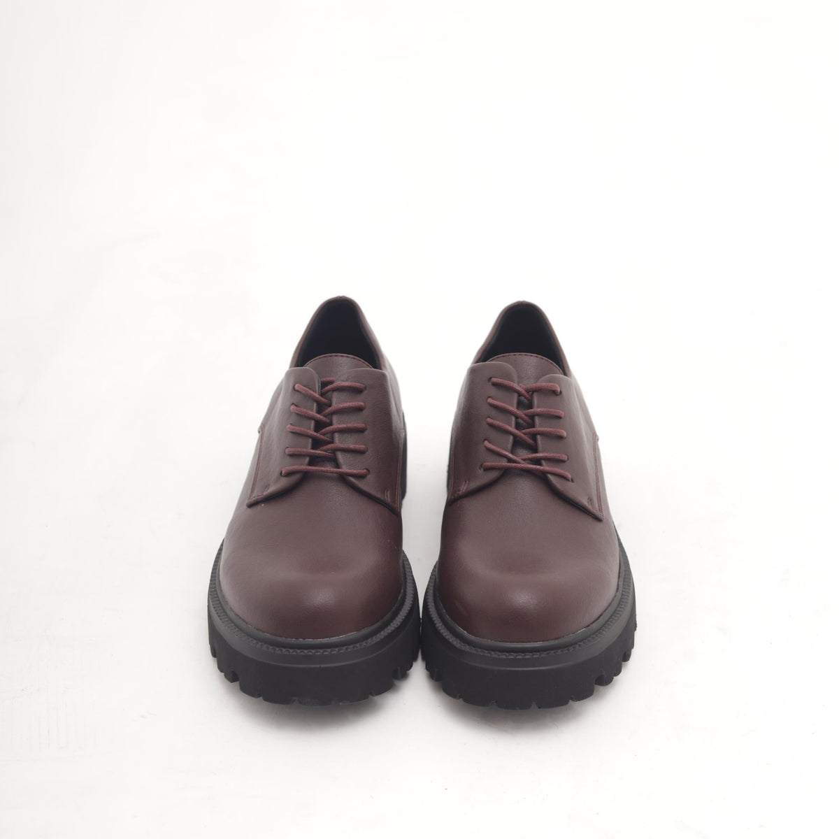 OXFORD SUOLA ALTA LISCIA BORDEAUX 