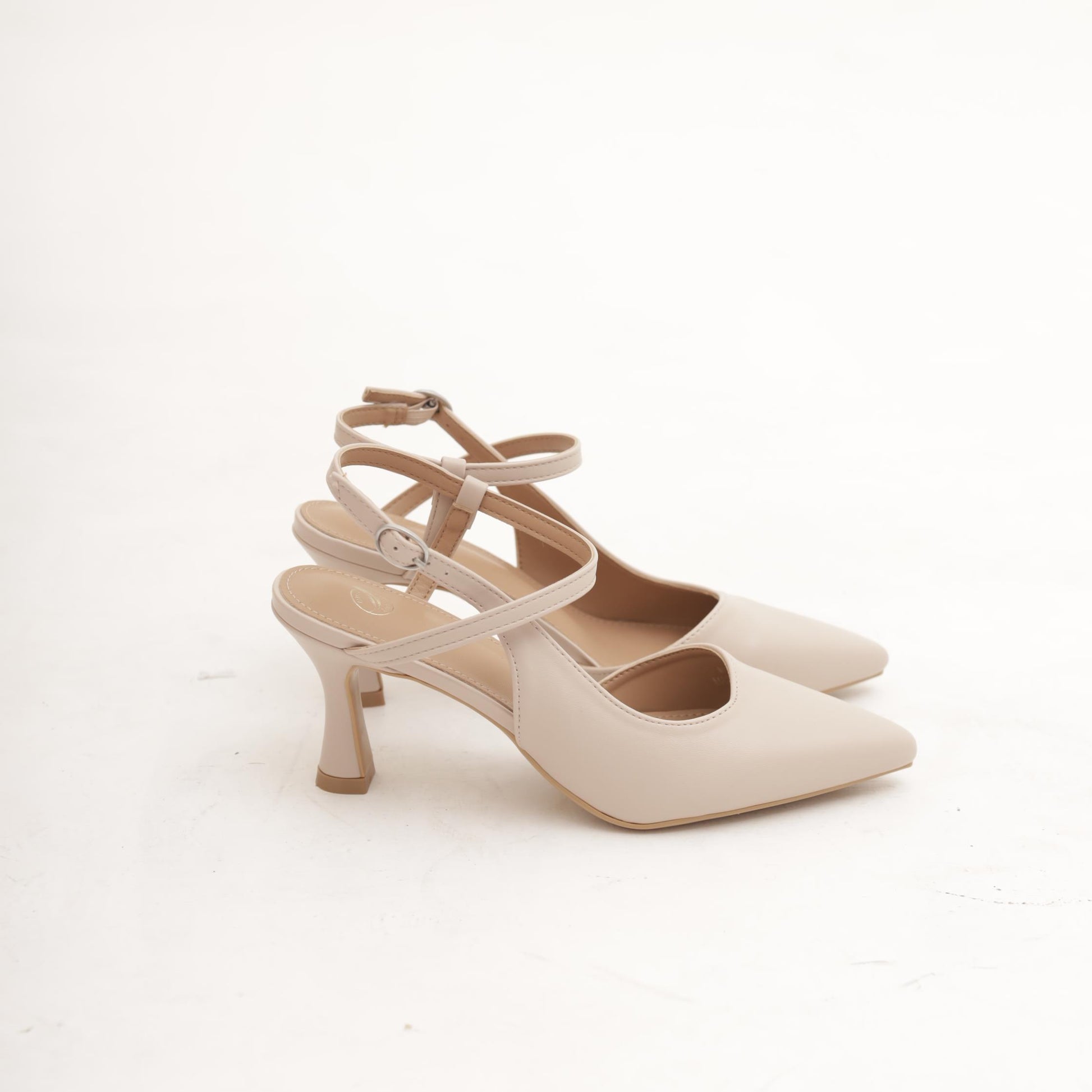 SLINGBACK CROSS BEIGE 