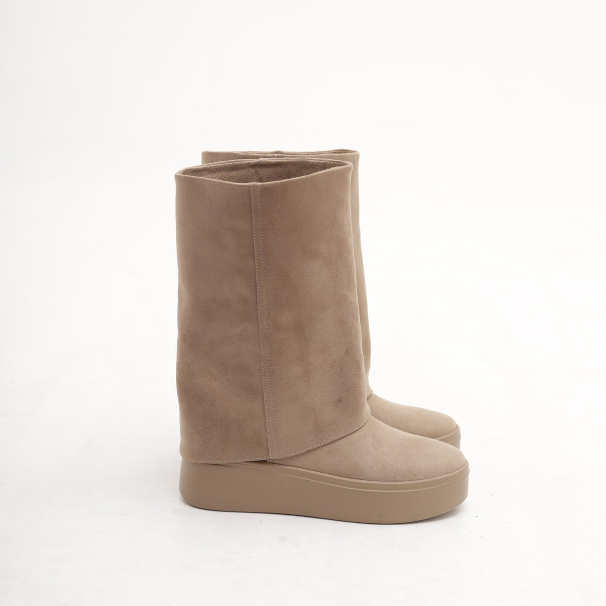 STIVALE MAMMUT RISVOLTATO TAUPE 