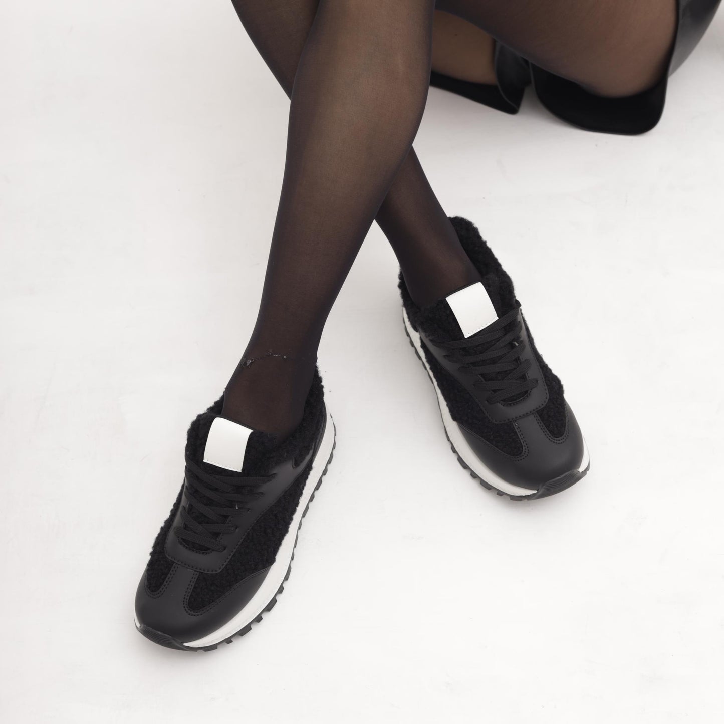 SNEAKERS RUNNING FUR NERO 