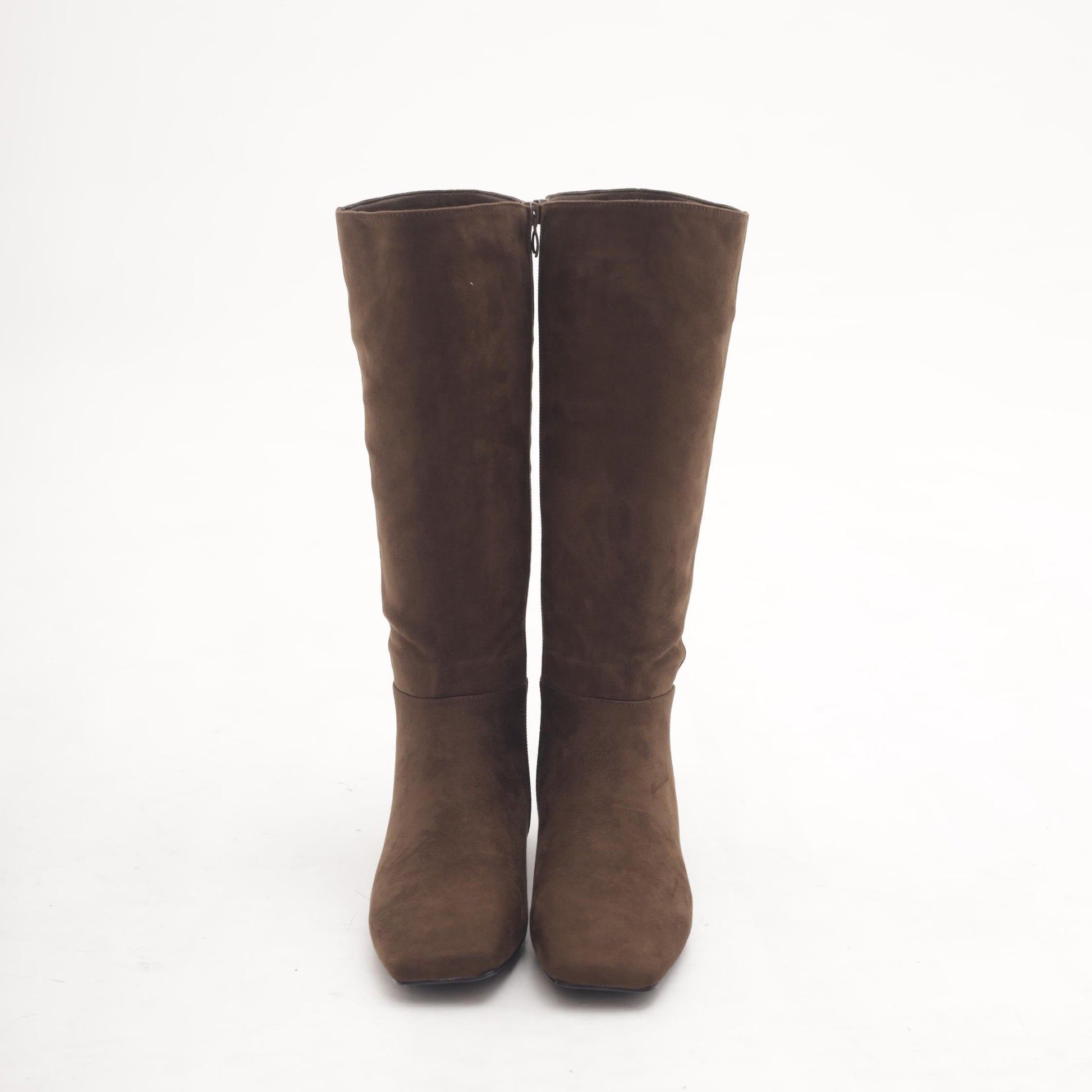 STIVALE FLAT LISCIO MARRONE 