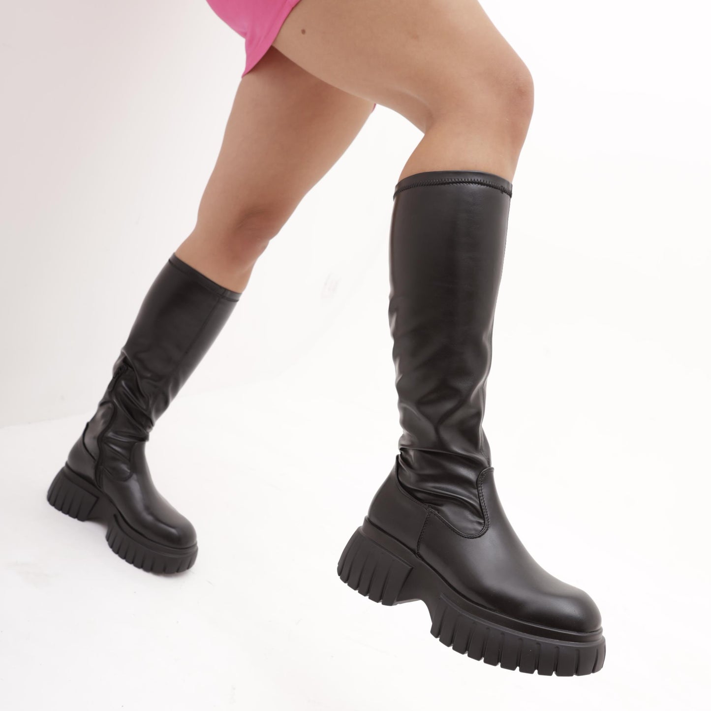 STIVALE STRETCH PLATFORM NERO 