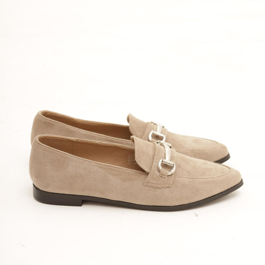 MOCASSINO MORSETTO A PUNTA TORTORA 