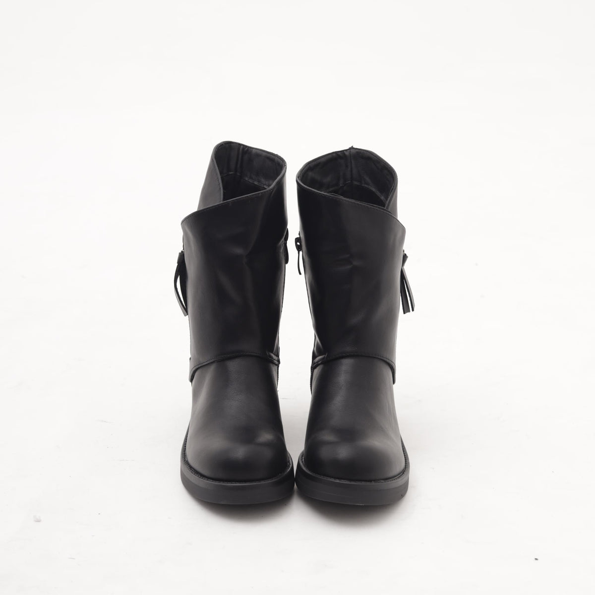 BIKER ASIMMETRICI ZIP NERO 