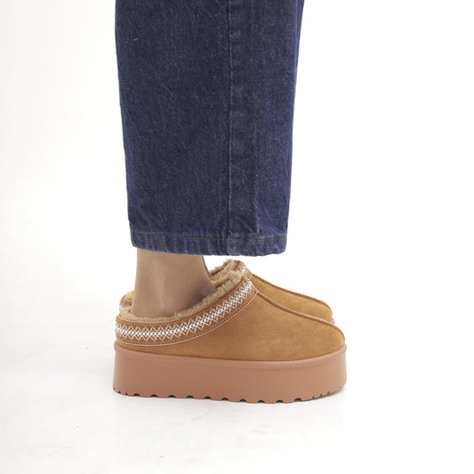 SABOT MAMMUT BORDATO CUOIO MP1002-1MFCU CHOCOLA