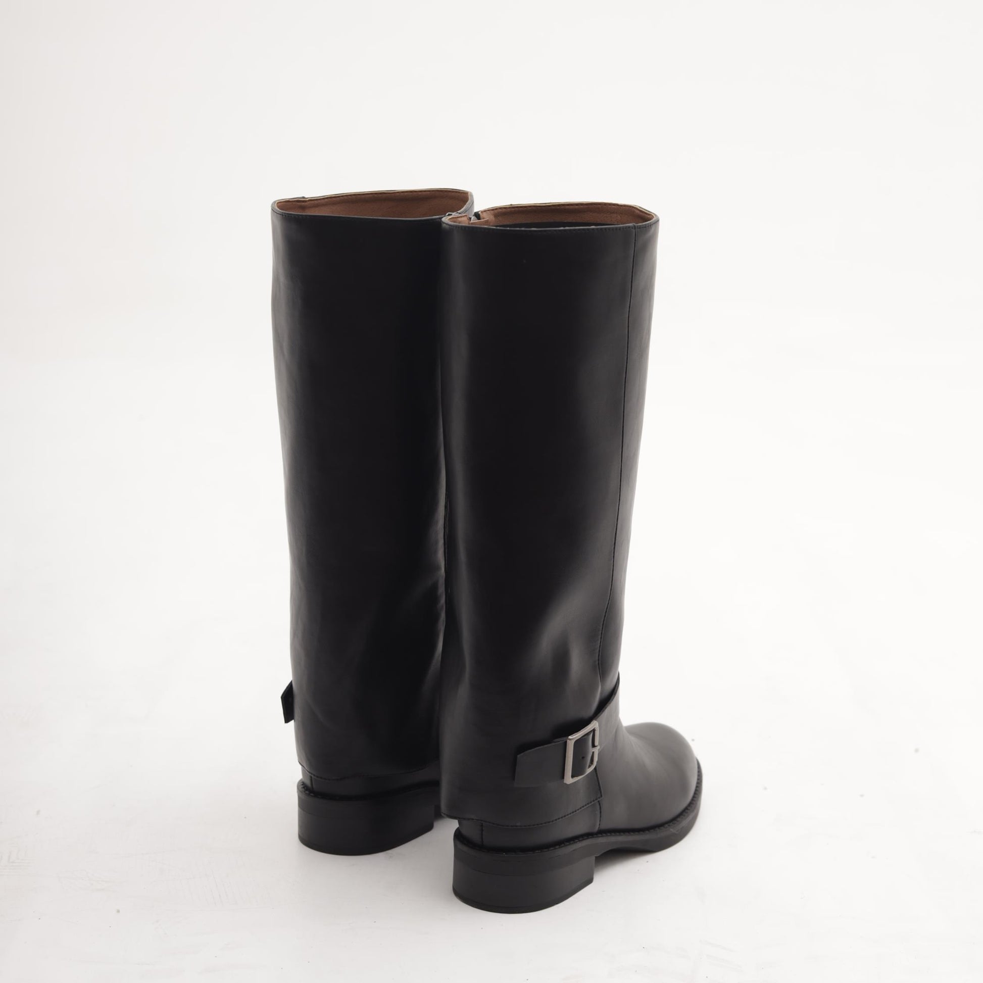 STIVALE CAVALLERIZZO RISVOLTATO NERO MP2753-2PUNE CHOCOLA