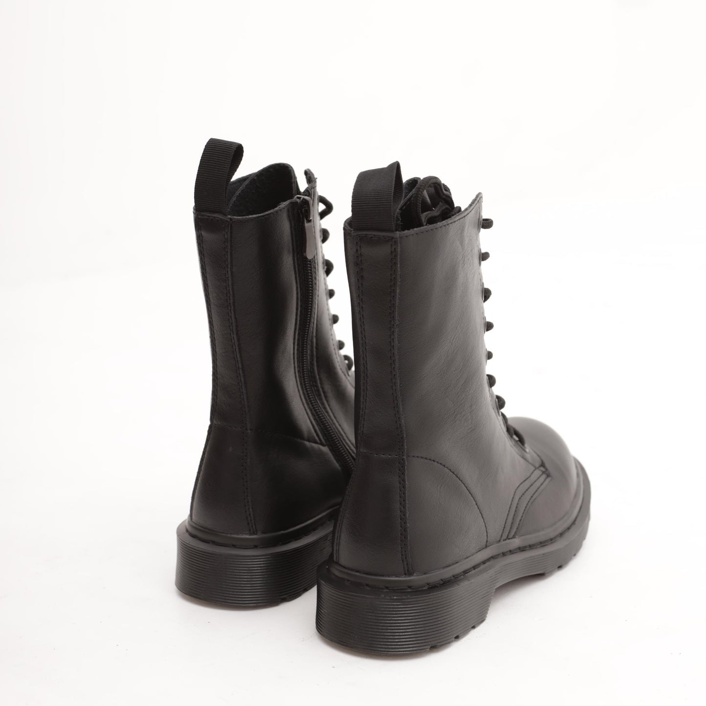 ANFIBIO ALTO CON ZIP NERO 