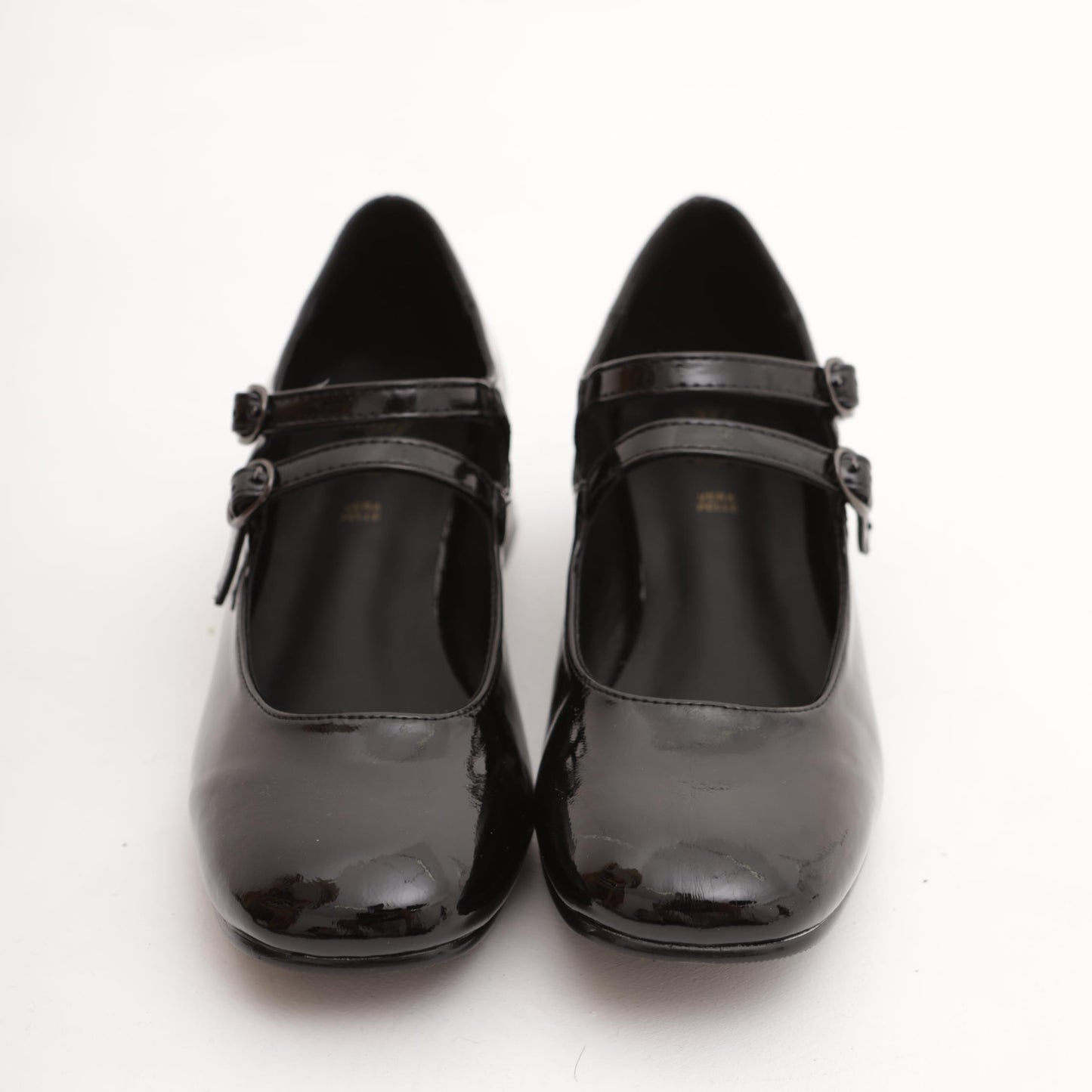 MARY JANE BASSA 2 CINTURINI NAPLACK NERO MP7003-2VENE CHOCOLA