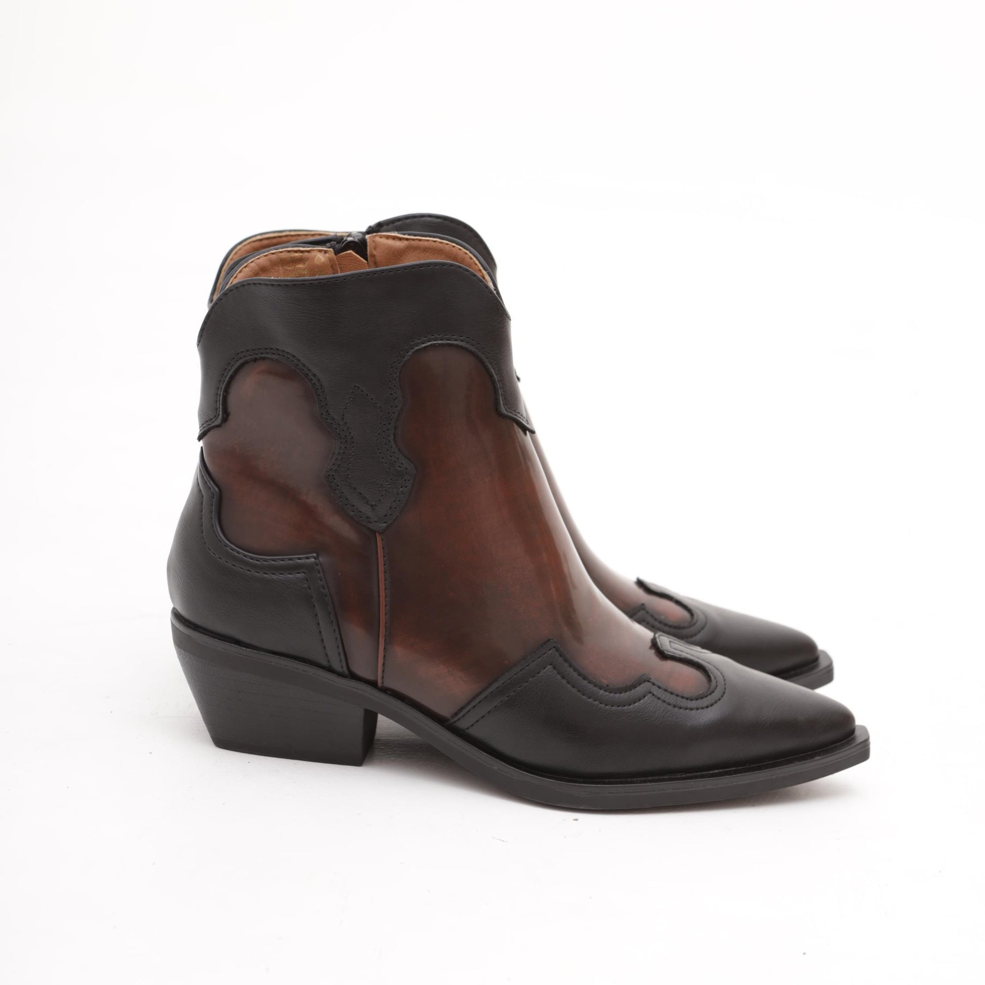 STIVALETTO TEXANO COWBOY NERO 