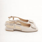 SLINGBACK FLAT ACCESSORIO BEIGE 