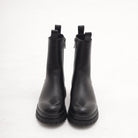 STIVALETTO ELASTICO E ZIP NERO 