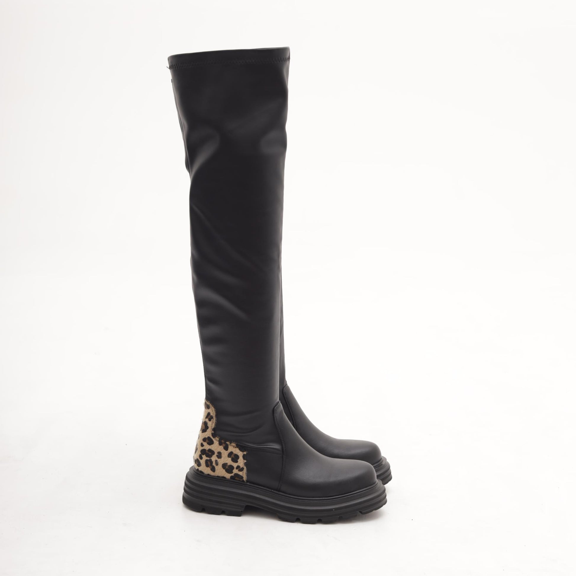 STIVALE CUISSARD STRETCH ANIMALIER 