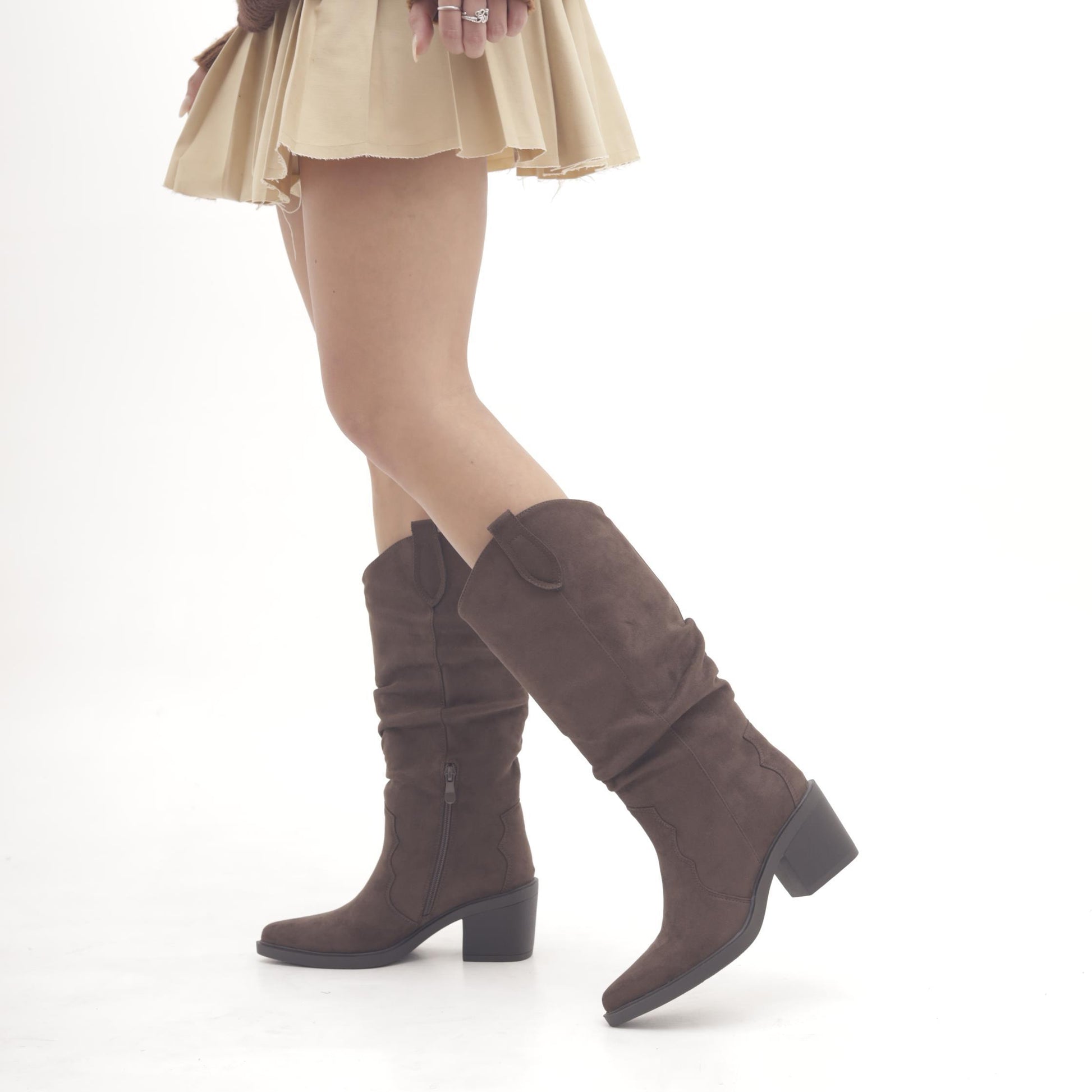 STIVALE CAMPEROS ARRICCIATO TESTA DI MORO MP2740-2MFTM CHOCOLA